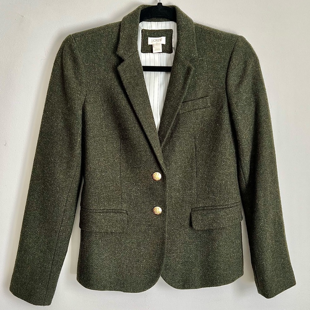 Vintage J. Crew Wool Women’s Blazer Size Small 0